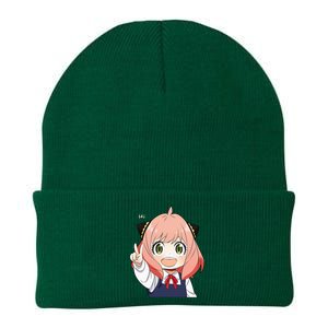 Funny Emotion Smile Heh. A Cute Girl For Family Holidays Knit Cap Winter Beanie