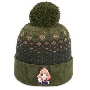 Funny Emotion Smile Heh. A Cute Girl For Family Holidays The Baniff Cuffed Pom Beanie