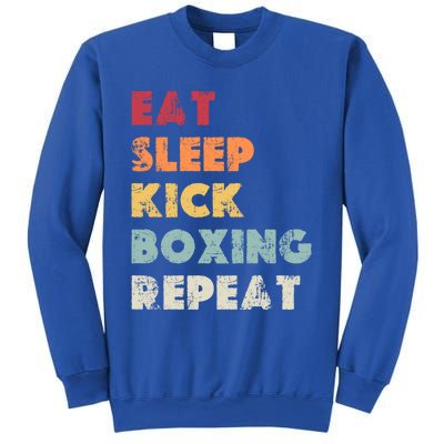 Funny Eat Sleep Kickboxing Repeat Mixed Martial Arts Cute Gift Sweatshirt