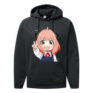 Funny Emotion Smile Heh. A Cute Girl For Family Holidays Performance Fleece Hoodie