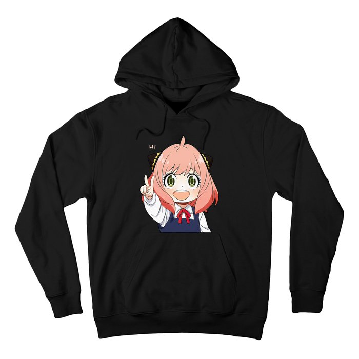 Funny Emotion Smile Heh. A Cute Girl For Family Holidays Hoodie