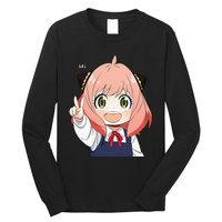 Funny Emotion Smile Heh. A Cute Girl For Family Holidays Long Sleeve Shirt