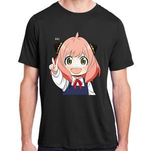 Funny Emotion Smile Heh. A Cute Girl For Family Holidays Adult ChromaSoft Performance T-Shirt