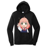 Funny Emotion Smile Heh. A Cute Girl For Family Holidays Women's Pullover Hoodie