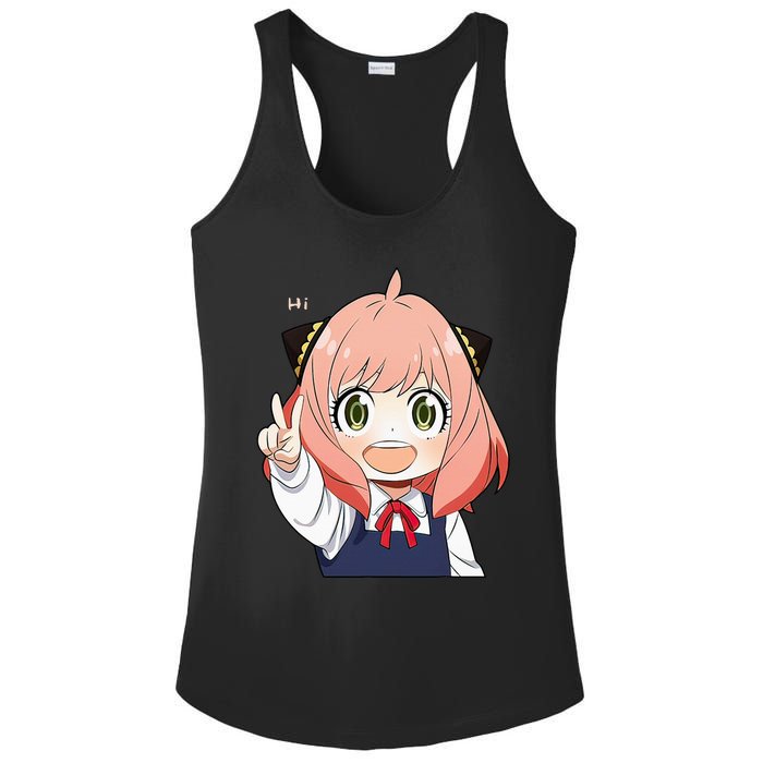 Funny Emotion Smile Heh. A Cute Girl For Family Holidays Ladies PosiCharge Competitor Racerback Tank