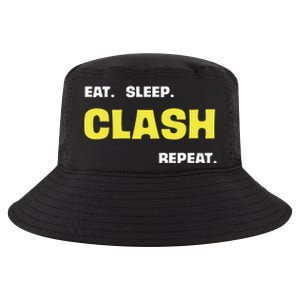 Funny Eat Sleep Clash Repeat Gaming Cute Gift Cool Comfort Performance Bucket Hat