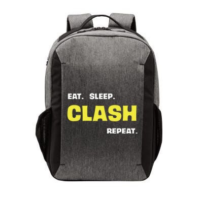 Funny Eat Sleep Clash Repeat Gaming Cute Gift Vector Backpack