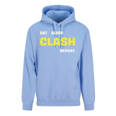 Funny Eat Sleep Clash Repeat Gaming Cute Gift Unisex Surf Hoodie