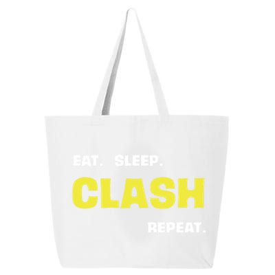 Funny Eat Sleep Clash Repeat Gaming Cute Gift 25L Jumbo Tote