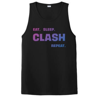 Funny Eat Sleep Clash Repeat Gaming Cool Gift PosiCharge Competitor Tank