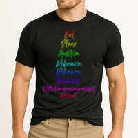 Funny Eat Sleep Audition Rehearse Freak Out Kill It Repeat Gift Cooling Performance Crew T-Shirt