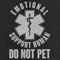 Funny Emotional Support Human Do Not Pet Cool Comfort Performance Bucket Hat
