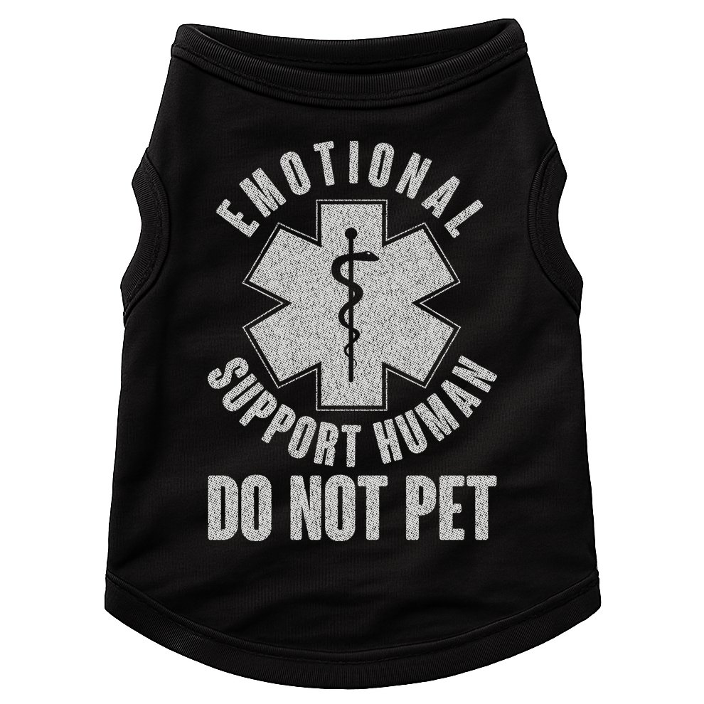 Funny Emotional Support Human Do Not Pet Doggie Tank