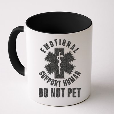 Funny Emotional Support Human Do Not Pet Mug