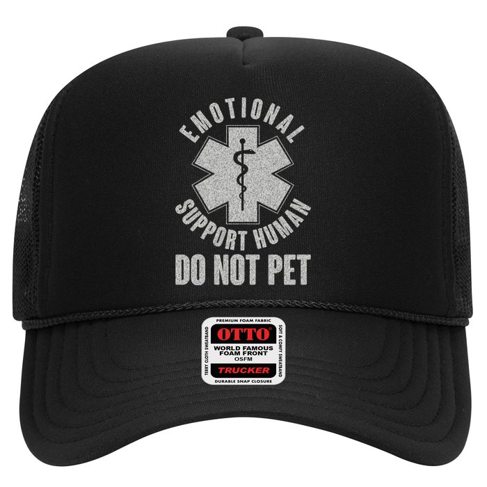 Funny Emotional Support Human Do Not Pet Trucker Hat