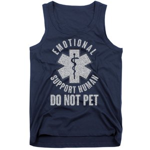 Funny Emotional Support Human Do Not Pet Tank Top