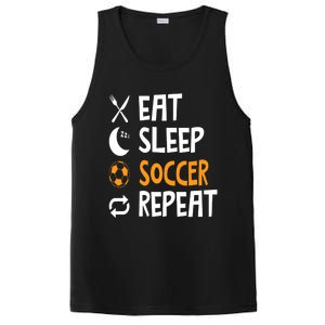 Funny Eat Sleep Soccer Repeat Player Coach PosiCharge Competitor Tank