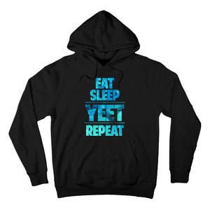 Funny Eat Sleep Yeet Repeat Tall Hoodie