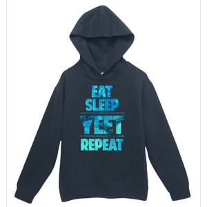 Funny Eat Sleep Yeet Repeat Urban Pullover Hoodie