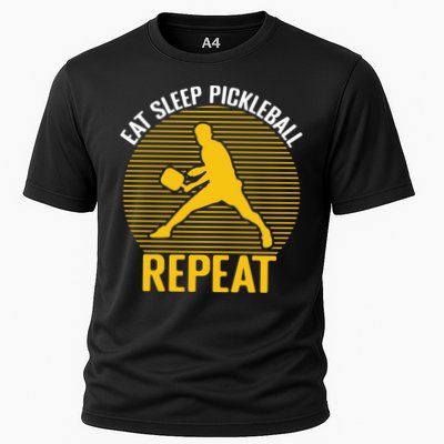 Funny Eat Sleep Pickleball Repeat Sport Gift Pickleball Player Performance Shirt