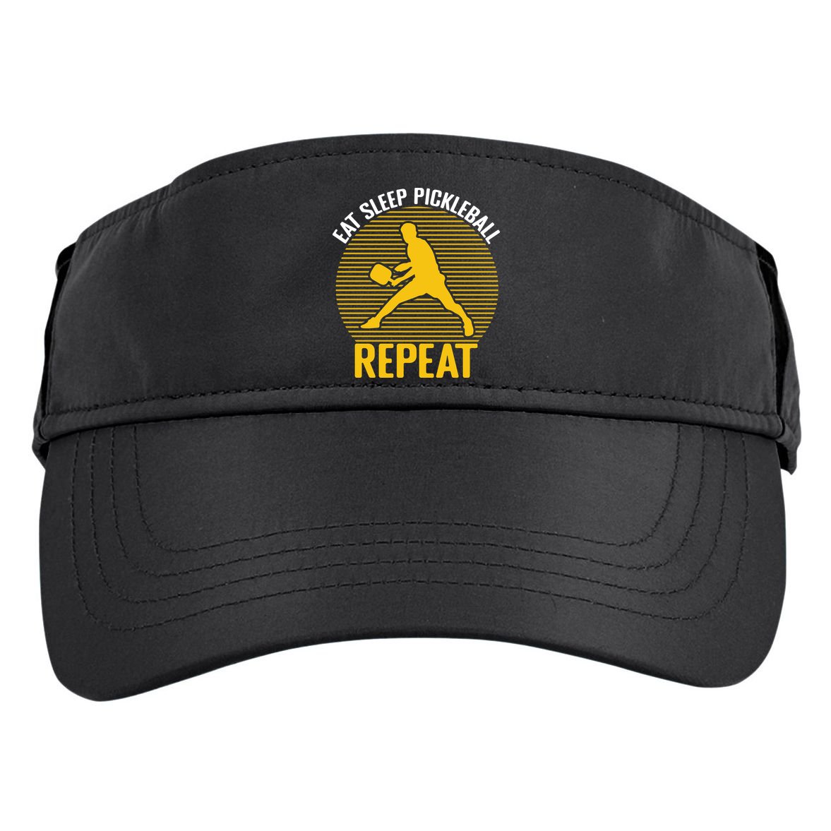 Funny Eat Sleep Pickleball Repeat Sport Gift Pickleball Player Adult Drive Performance Visor