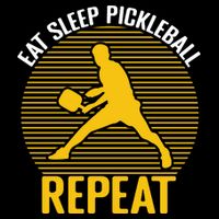 Funny Eat Sleep Pickleball Repeat Sport Gift Pickleball Player Baby Bodysuit