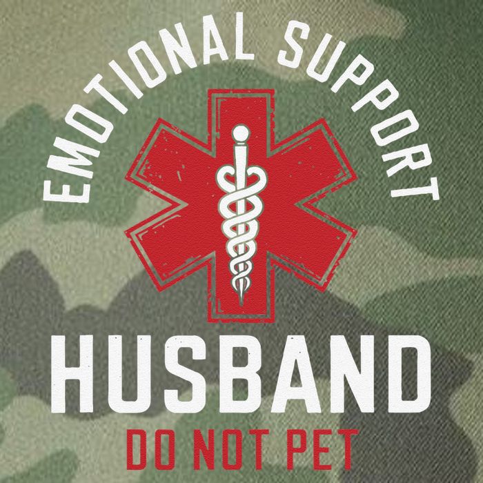 Funny Emotional Support Husband Do Not Pet Legacy Tie Dye Trucker Hat