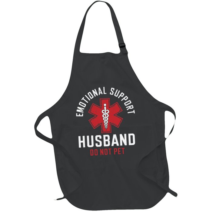 Funny Emotional Support Husband Do Not Pet Apron