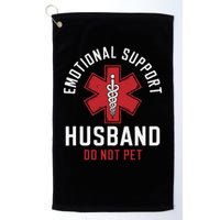 Funny Emotional Support Husband Do Not Pet Golf Towel