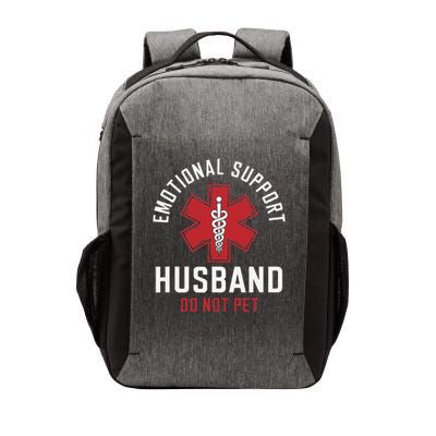 Funny Emotional Support Husband Do Not Pet Vector Backpack