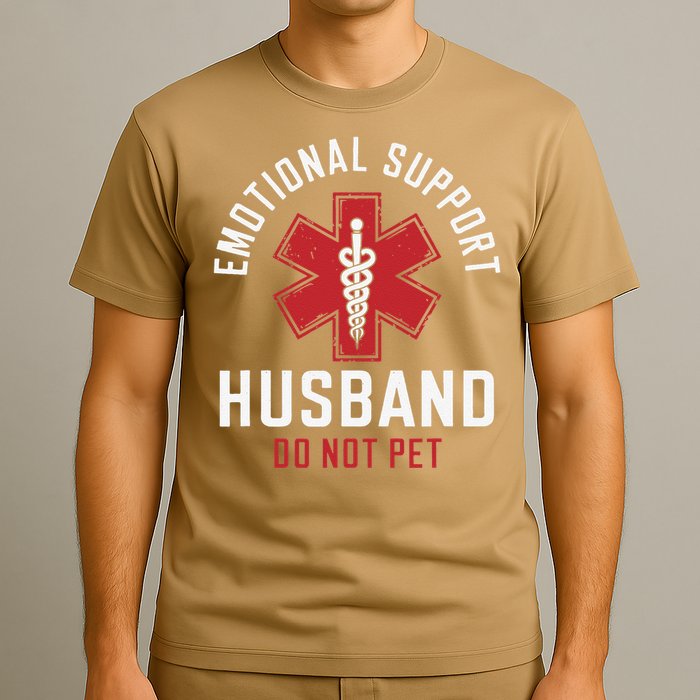 Funny Emotional Support Husband Do Not Pet T-Shirt