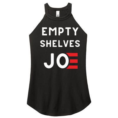 Funny Empty Shelves Joe Biden E Logo #Fjb Women’s Perfect Tri Rocker Tank