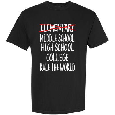 Funny Elementary School Graduation 6th Grade Graduation Garment-Dyed Heavyweight T-Shirt