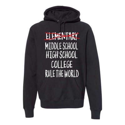 Funny Elementary School Graduation 6th Grade Graduation Premium Hoodie