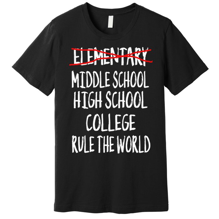 Funny Elementary School Graduation 6th Grade Graduation Premium T-Shirt