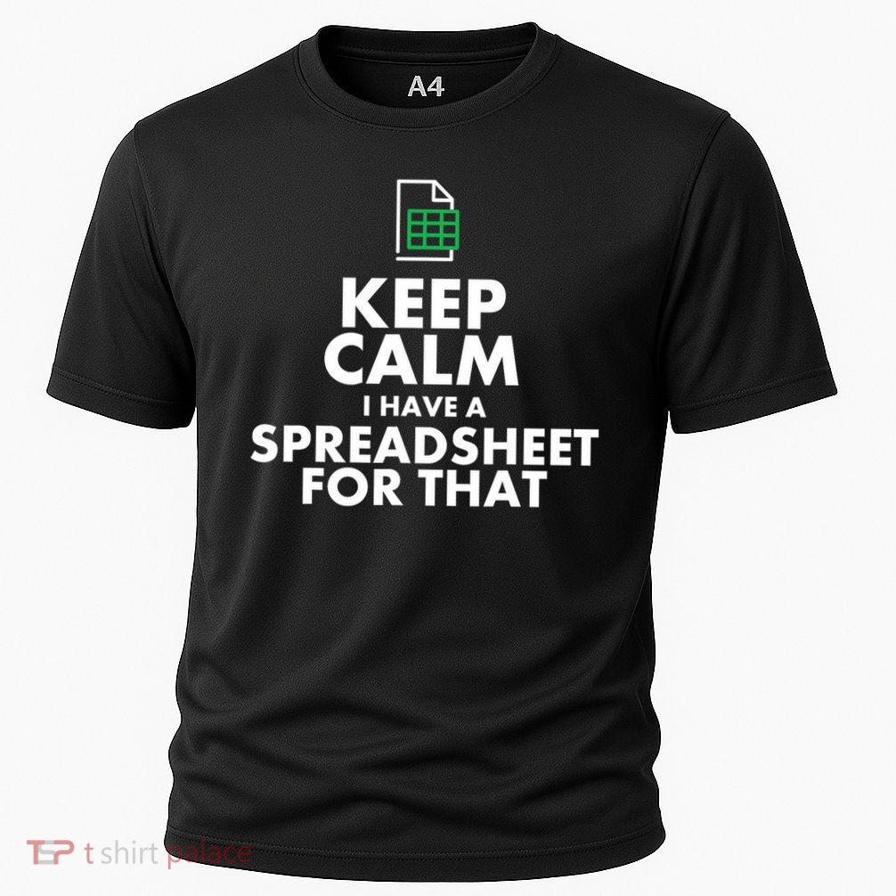 Funny Excel Spreadsheets Lover Gift Accountant Cooling Performance Crew T-Shirt
