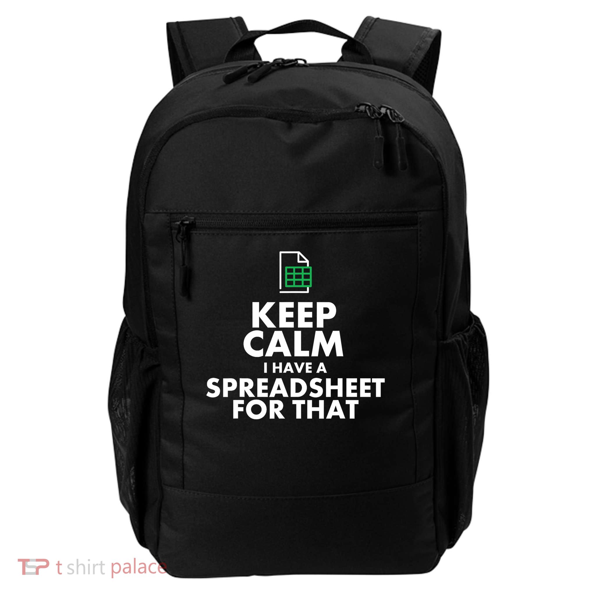 Funny Excel Spreadsheets Lover Gift Accountant Daily Commute Backpack