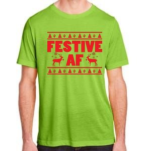 Festive AF Christmas Adult ChromaSoft Performance T-Shirt