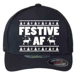 Festive AF Christmas Flexfit Unipanel Trucker Cap