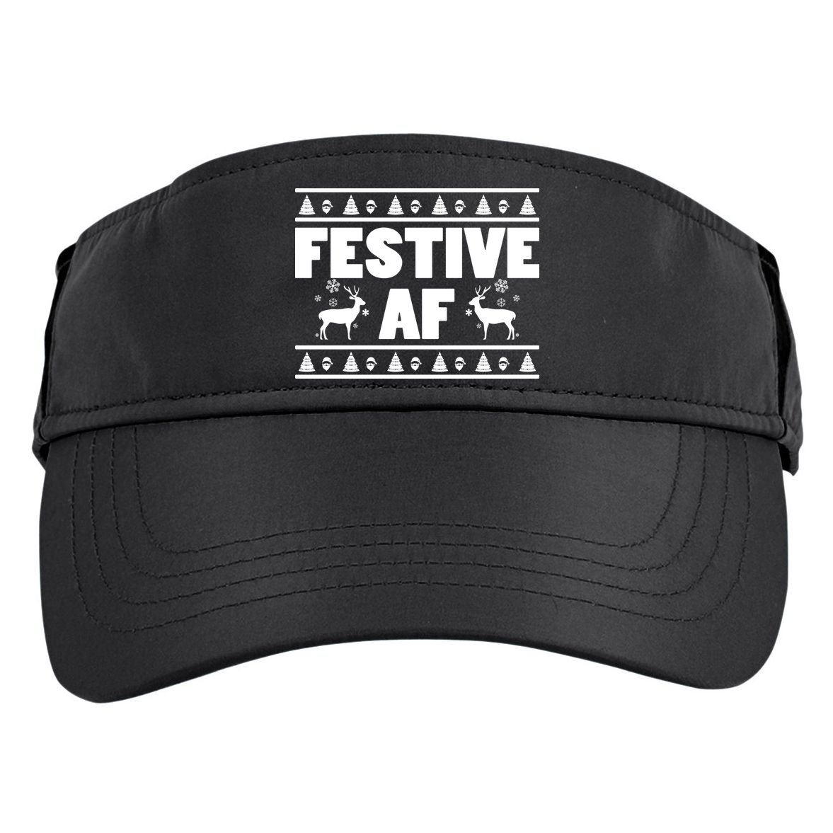 Festive AF Christmas Adult Drive Performance Visor