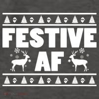 Festive AF Christmas Vector Backpack
