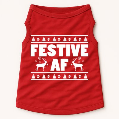 Festive AF Christmas Doggie Tank