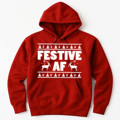 Festive AF Christmas Hoodie