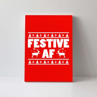 Festive AF Christmas Canvas