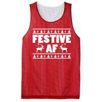 Festive AF Christmas Mesh Reversible Basketball Jersey Tank