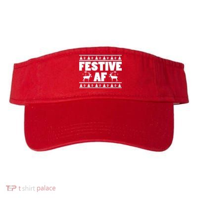 Festive AF Christmas Valucap Bio-Washed Visor