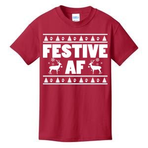 Festive AF Christmas Kids T-Shirt