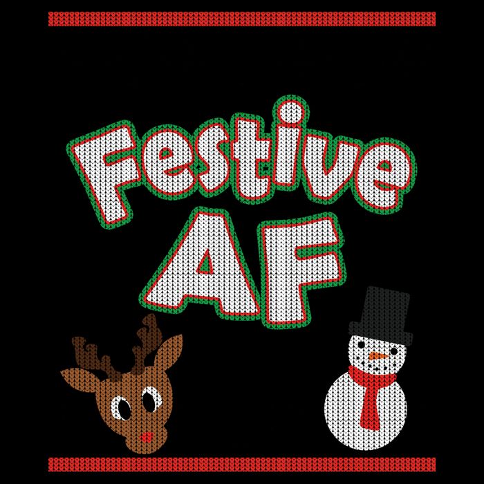 Festive AF Ugly Christmas Sweater Mug