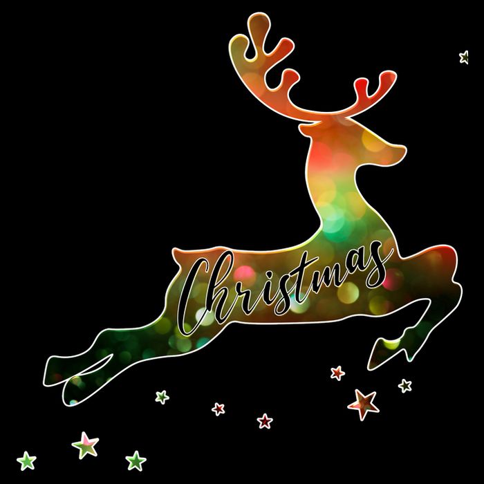 Festive Christmas Leaping Reindeer Mug