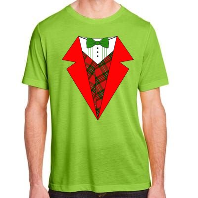 Festive Christmas Red Tuxedo Adult ChromaSoft Performance T-Shirt